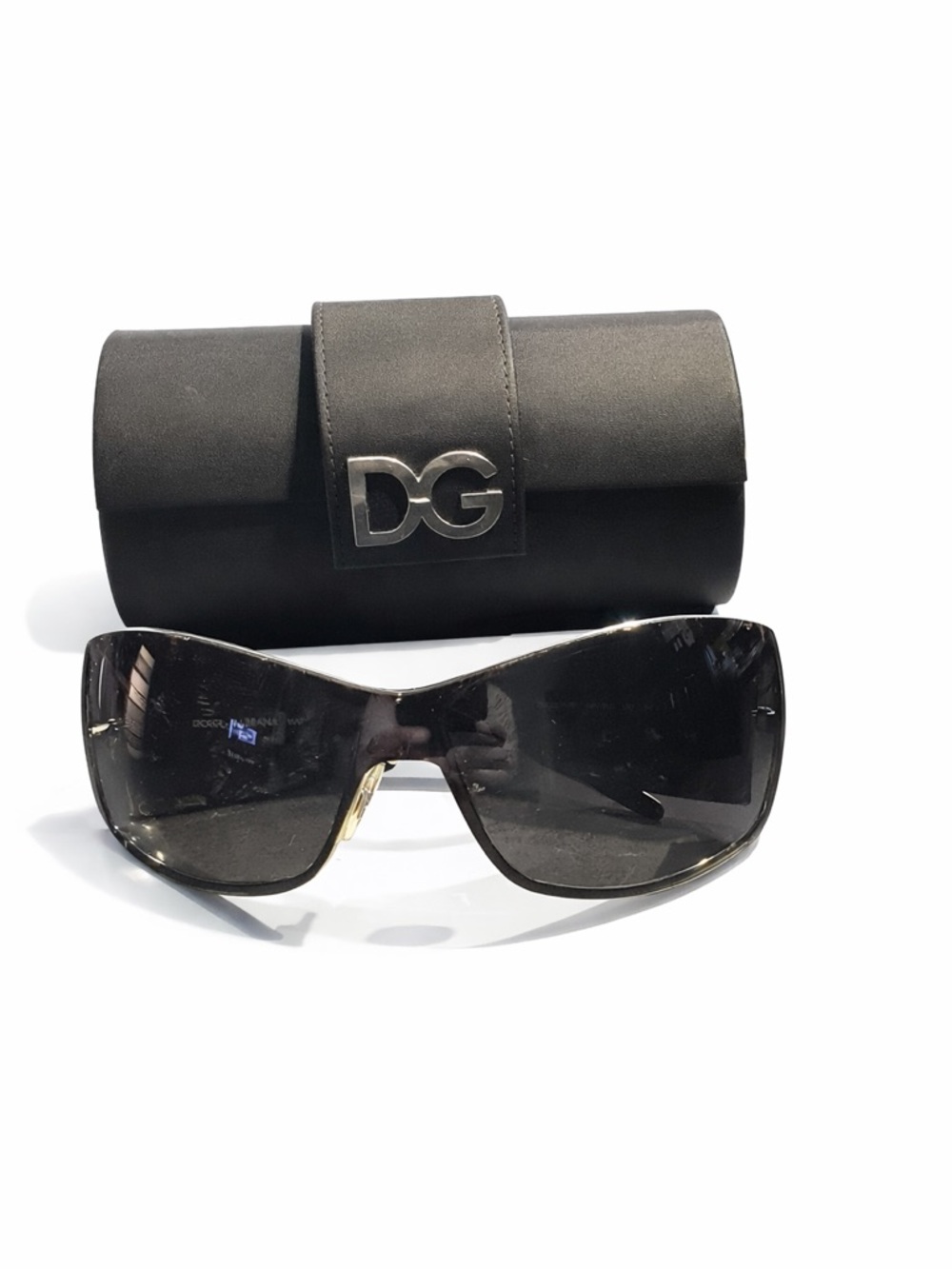 Dolce & Gabbana DG2019 - M Black Marble Sunglasses with DG Case